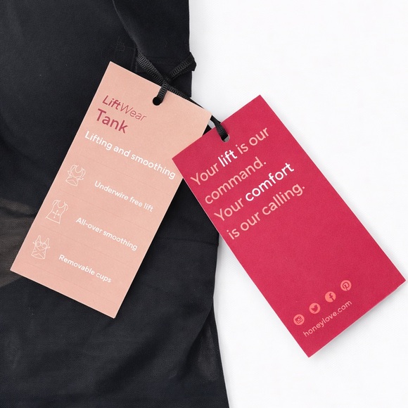 Honeylove LiftWear Compression Tank Top Black Size M NWT Shapewear - Picture 5 of 11